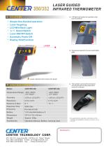 center 350/352 laser guided infrared thermometer - 2