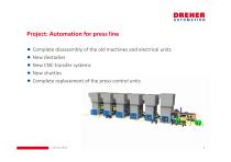 Press line automation - 2