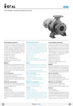End suction pumps according to DIN 24255 Serie RN-RNI 60 Hz-7