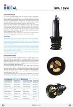 Submersible propeller pumps  Series SVA-SVH-3