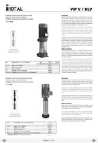 Vertical multistage pumps Serie VIP-NX-NLX-NLV-3