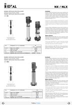 Vertical multistage pumps Serie VIP-NX-NLX-NLV-4