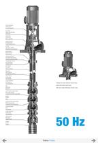 Vertical pumps Serie V-9