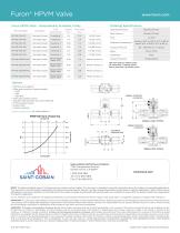 Furon® HPVM Valve - Saint-Gobain Performance Plastics - Process System ...