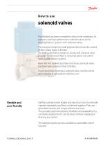 How to use - Solenoid valves - 2