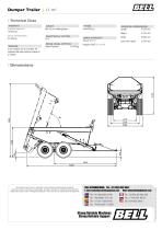 11 Cube Dumper Trailer - 2