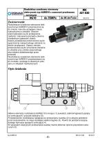 electrically controlled valves with relief/check valves type 6UREE10-1
