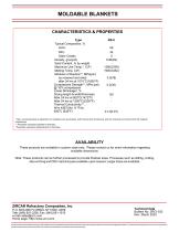 ALUMINA-SILICA MOLDABLE BLANKETS RS-C and RS-CH-2