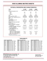HIGH ALUMINA COMPOSITES RS-99M, RS-99W, RS-99R-2