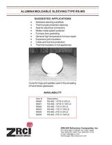 REFRACTORY SHEET TYPE RS-MS MOLDABLE SLEEVING-2