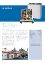 VX,VR – Heat recovery units - 4