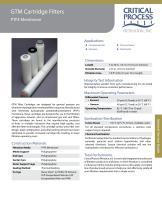 Service PTFE Membrane Cartridge Filters - 1