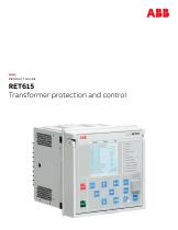 PRODUCT GUIDE RET615 Transformer protection and control - 1