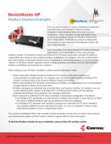 Device Master UP-Modbus Solution Examples - 1