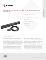 RocketPort® EXPRESS 8-Port SMPTE Rackmount Interface - 1