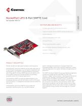 RocketPort ® uPCI 8-Port SMPTE Card - 1