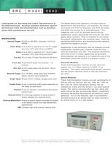 Model 6040 Electrical or Optical outputs - 2