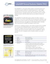 nukeALERT Personal Radiation Detector Model 951-2