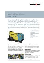 Road Paver AFW 150 G: Mini-Road Paver Wheeled-1