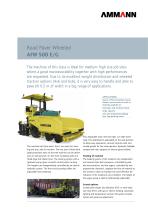 Road Paver AFW 500 E/G: Road Paver Wheeled-1