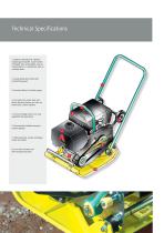Single Directional Vibratory Plates 54-110 kg APF 1033/1240/1250/1850-4