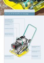 Single Directional Vibratory Plates 54?117 kg APF 1033/1240/1250/1850-4