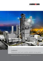 UniBatch Stationary and semi-mobile asphalt mixing plant-1