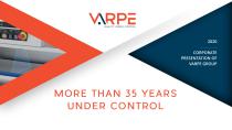 2020 CORPORATE PRESENTATION OF VARPE GROUP