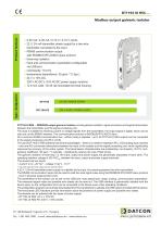 Leaflet of DT1104 UI RS4-1