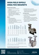 HIGH-FIELD DIPOLE ANALYSIS MAGNETS - 2