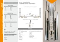 LOCKS Kit of ironwork for overhead doors with springs-2