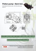 Bent axis piston pumps-5
