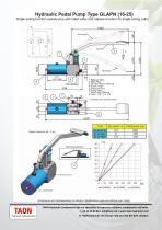 Hydraulic footpump GLAPN-1