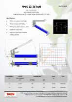 Hydraulic footpump single acting PPSE-1