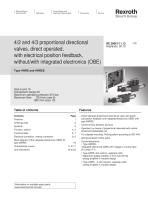 Rexroth 4/2 and 4/3 proportional directional valves (WRE/WREE)-1