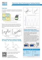 Memristor Basic Performance Testing Solution - 1