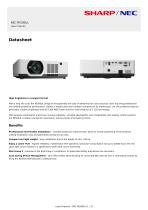 NEC PE506UL Laser Projector - 1