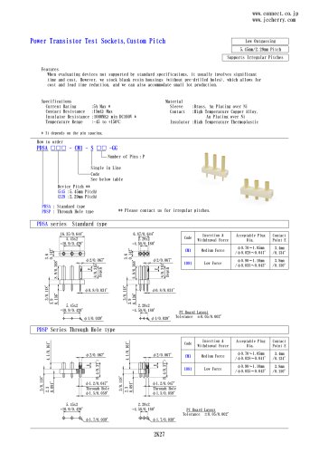 Transistor test socket M-L245-BK-T30-P