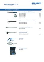 RRP SERVICE PRICE LIST - 2