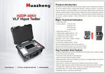 Huazheng HZDP-40kV VLF Hipot Tester HZDP Series for Electrical Insulation Testing