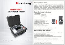 Huazheng HZDP-50kV VLF Hipot Tester Reliable Insulation Diagnostic Equipment-1