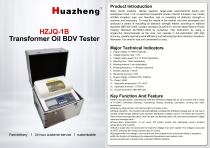 Huazheng HZJQ-1B 80KV Insulation Oil Dielectric Strength Tester Oil BDV Analyzer Manufacturers