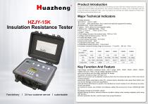 Huazheng HZJY-15K 15kv Insulation Resistance Tester