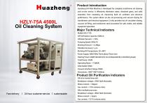 Huazheng HZLY-75A 4500L/h Oil Purifier Advanced Oil Filtration Equipment for Power Equipment-1