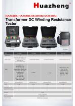 HZ-3310B / HZ-3320D / HZ-3310D / HZ-3310E-I 3 Phase Transformer DC Winding Resistance Tester for Accurate Transformer Testing