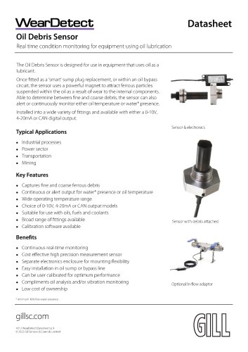 Oil Debris Sensor Real time