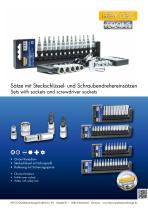 Sets with sockets and screwdriver sockets - 1