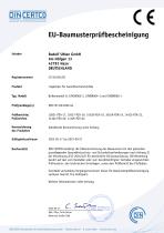 Datasheet Flip-down goggles on an aluminium hard hat bracket, dimensions 62x52mm-3