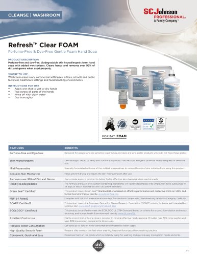 Refresh™ CLEAR FOAM PURE