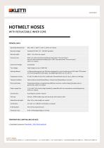 HOTMELT HOSES WITH REPLACEABLE INNER CORE - 2